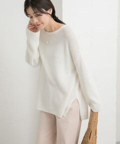 ペーパーヤーンニュアンスニット