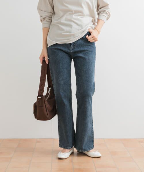 ＊＊URBAN RESEARCH DOORS / アーバンリサーチ ドアーズ デニムパンツ | ストレッチフレアデニムパンツ（INDIGO）