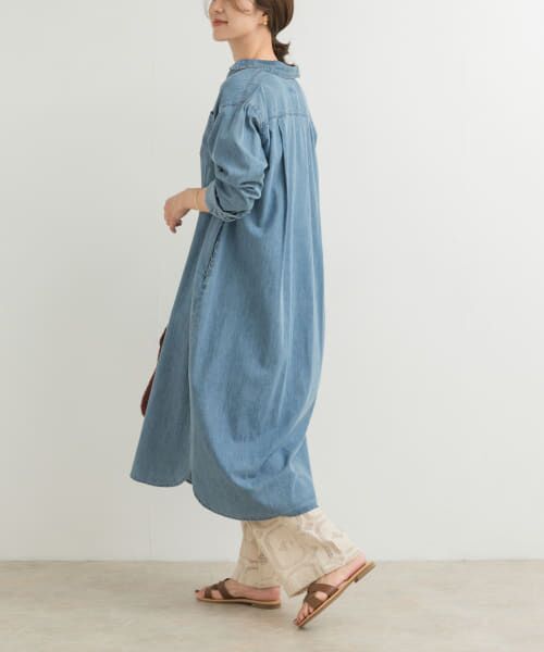 ドロワー　デニムワンピース ZW COLLECTION デニムワンピース - ブルー | ZARA Japan / 日本