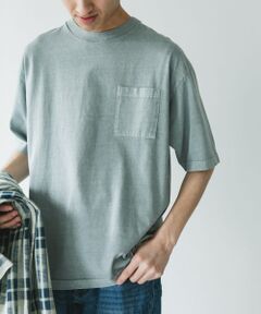 ピグメントダイ半袖Tシャツ