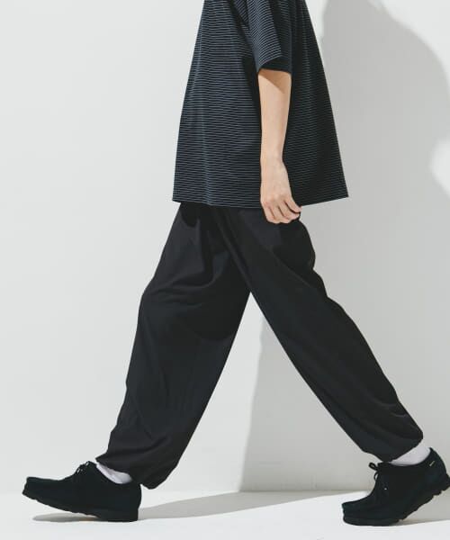 ＊＊URBAN RESEARCH DOORS / アーバンリサーチ ドアーズ その他パンツ | 『仁村紗和さん着用』『UR TECH』サマシェア イージートウラザー（BLACK）
