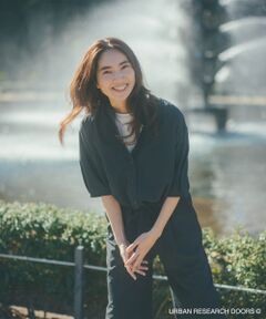 ＊＊URBAN RESEARCH DOORS / アーバンリサーチ ドアーズ シャツ・ブラウス | 『仁村紗和さん着用』『UR TECH』サマシェアドロストブラウス