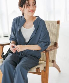 ＊＊URBAN RESEARCH DOORS / アーバンリサーチ ドアーズ シャツ・ブラウス | 『仁村紗和さん着用』『UR TECH』サマシェアドロストブラウス