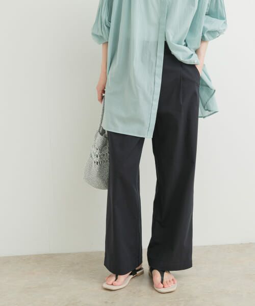 ＊＊URBAN RESEARCH DOORS / アーバンリサーチ ドアーズ その他パンツ | 『再入荷』レーヨンコットンイージーパンツ（NAVY）