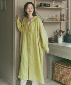 リネンギャザーワンピース