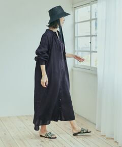 リネンギャザーワンピース