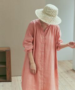 リネンギャザーワンピース