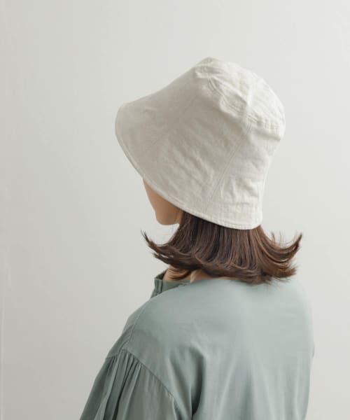 ＊＊URBAN RESEARCH DOORS / アーバンリサーチ ドアーズ ハット | コットンリネンパネルハット（NATURAL）