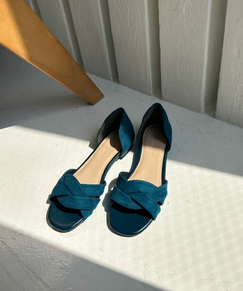 ＊＊URBAN RESEARCH DOORS / アーバンリサーチ ドアーズ サンダル | 『一部WEB限定カラー』セパレートフラットサンダル（BLUE）