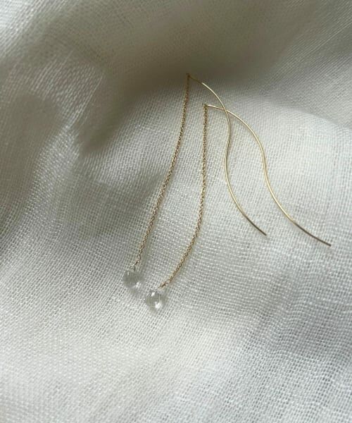 ＊＊URBAN RESEARCH DOORS / アーバンリサーチ ドアーズ ピアス・イヤリング | 天然石スウェイピアス（GOLD）