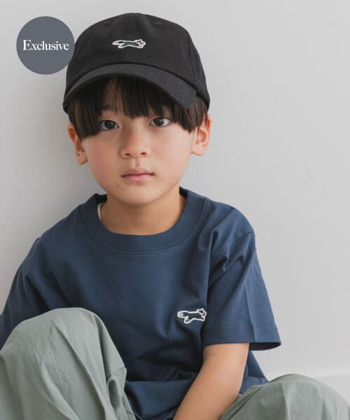 ＊＊URBAN RESEARCH DOORS / アーバンリサーチ ドアーズ 服飾雑貨 | 『別注』PENNEYS×DOORS　THE FOXワッペンキャップ(KIDS)（BLACK）