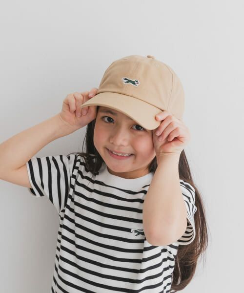 KAREN HENRIKSEN カレンヘリクセン リネンキャップ 夏 B8124 Linen Flat Cap: \u0027Jake\u0027 in dark brown stripe \u2014 Karen Henriksen