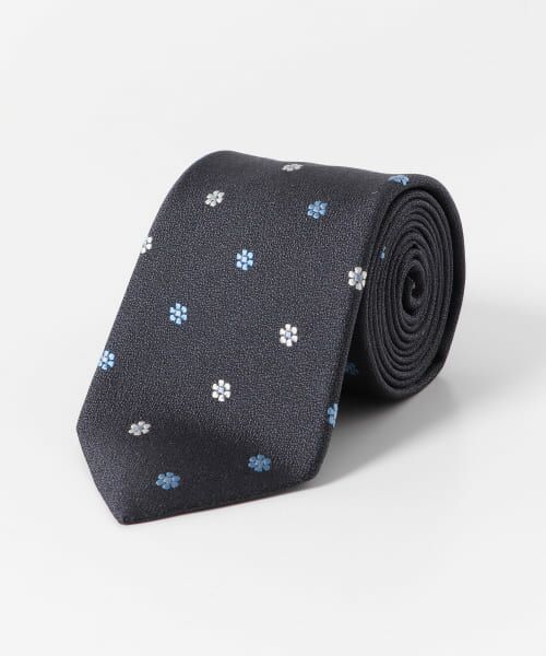 ＊＊URBAN RESEARCH DOORS / アーバンリサーチ ドアーズ ネクタイ | LIFE STYLE TAILOR　25SS国内タイ小紋2（02GRAY）