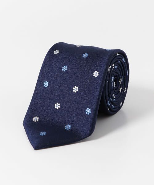 ＊＊URBAN RESEARCH DOORS / アーバンリサーチ ドアーズ ネクタイ | LIFE STYLE TAILOR　25SS国内タイ小紋2（01NAVY）