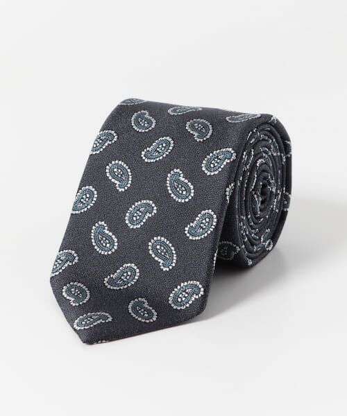 ＊＊URBAN RESEARCH DOORS / アーバンリサーチ ドアーズ ネクタイ | LIFE STYLE TAILOR　25SS国内タイペイズリー2（02GRAY）