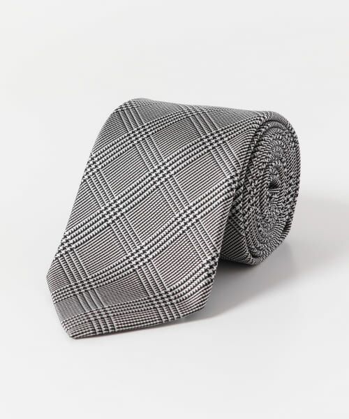 ＊＊URBAN RESEARCH DOORS / アーバンリサーチ ドアーズ ネクタイ | LIFE STYLE TAILOR　25SS国内タイチェック1（01BLK-CH）