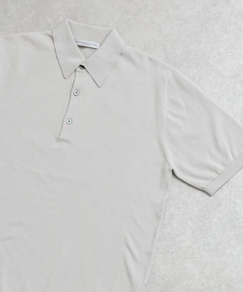 ＊＊URBAN RESEARCH DOORS / アーバンリサーチ ドアーズ シャツ・ブラウス | 『UR TECH ひやサラクール』『接触冷感/UVカット』 ニットポロシャツ（IVORY）