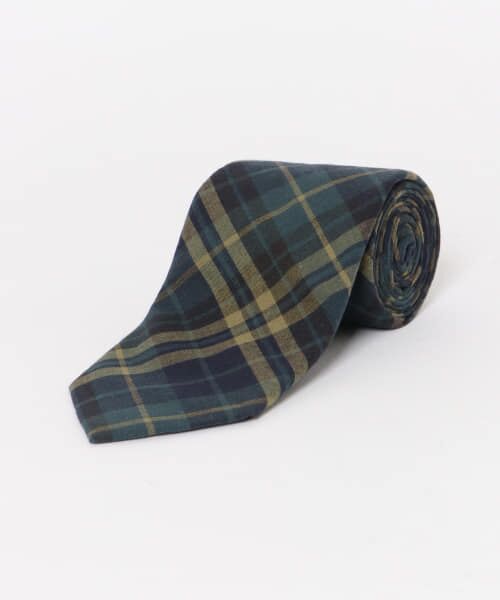 ＊＊URBAN RESEARCH DOORS / アーバンリサーチ ドアーズ ネクタイ | LIFE STYLE TAILOR　マドラスチェック柄タイ1（04GREEN）