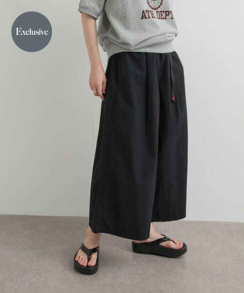 GRAMICCI × URBAN RESEARCH 別注 ガウチョパンツ【M】黒 セール】 『別注』Gramicci ガウチョパンツ （その他パンツ