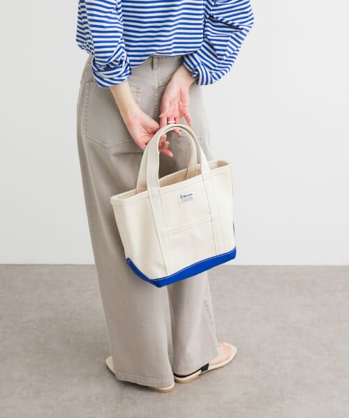 ＊＊URBAN RESEARCH DOORS / アーバンリサーチ ドアーズ トートバッグ | ORCIVAL　TOTE BAG SMALL（ECRUMARINE）
