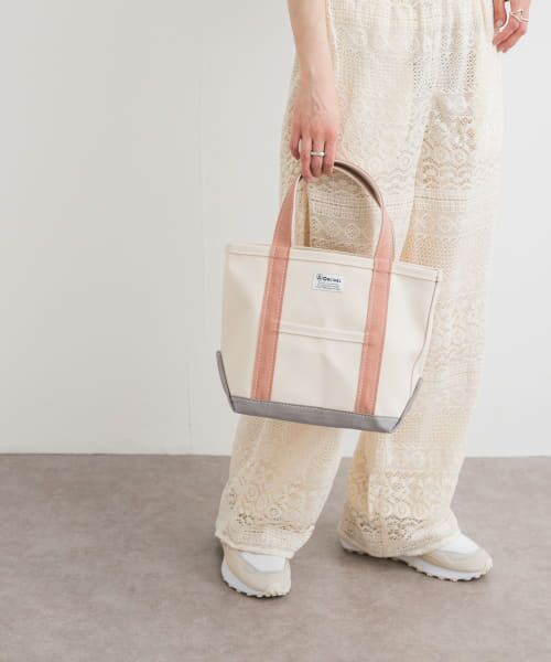 ＊＊URBAN RESEARCH DOORS / アーバンリサーチ ドアーズ トートバッグ | ORCIVAL　TOTE BAG SMALL（ECRU PK GR）