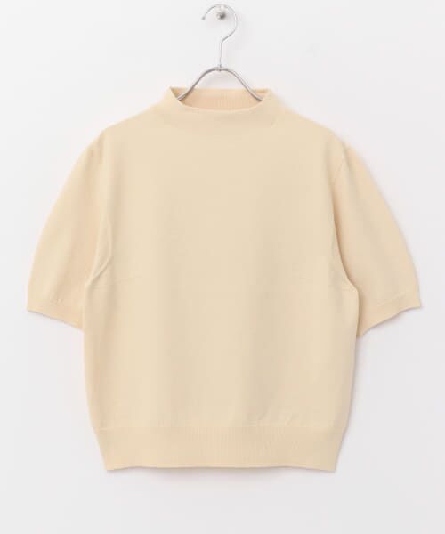 ＊＊URBAN RESEARCH DOORS / アーバンリサーチ ドアーズ ニット・セーター | unfil　bottle-neck sweater（vanilla）