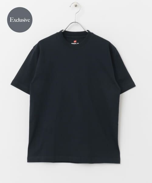 ＊＊URBAN RESEARCH DOORS / アーバンリサーチ ドアーズ Tシャツ | 『別注』Hanes×DOORS　BEEFY-T DOORS FIT Short-Sleeve（ネイビー）
