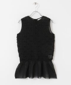 OPEN SESAME CLUB　sheerlattice tops