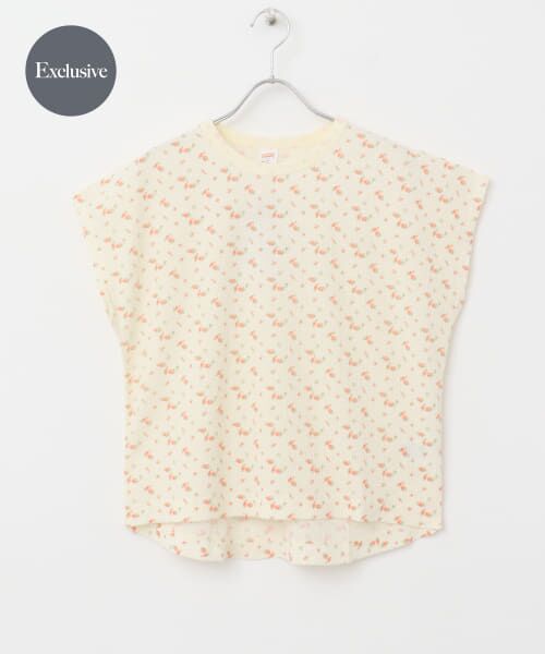 ＊＊URBAN RESEARCH DOORS / アーバンリサーチ ドアーズ Tシャツ | 『別注』Sports Wear×DOORS　ワッフルフレンチスリーブTシャツ（ivoflower）