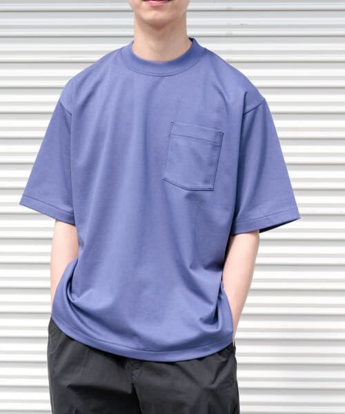 ＊＊URBAN RESEARCH DOORS / アーバンリサーチ ドアーズ Tシャツ | FORK&SPOON　イスラエルピマダブルフェイスTシャツ（BLUE）