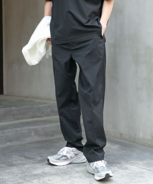 ＊＊URBAN RESEARCH DOORS / アーバンリサーチ ドアーズ その他パンツ | FORK&SPOON　TEC LINENパンツ（BLACK）