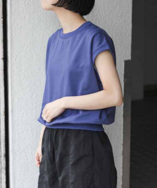 ＊＊URBAN RESEARCH DOORS / アーバンリサーチ ドアーズ Tシャツ | FORK&SPOON　イスラエルピマダブルフェイスTシャツ（BLUE）