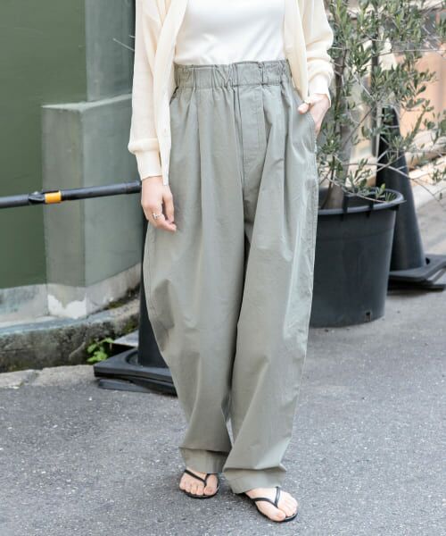 ＊＊URBAN RESEARCH DOORS / アーバンリサーチ ドアーズ その他パンツ | FORK&SPOON　コットンタイプライターカーブパンツ（KHAKI）