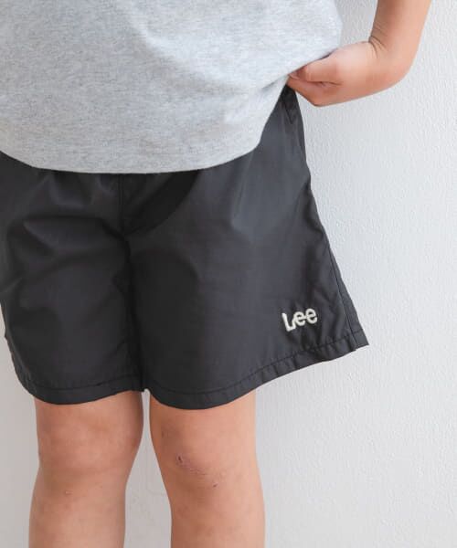 ＊＊URBAN RESEARCH DOORS / アーバンリサーチ ドアーズ パンツ | Lee　ATHLETIC SHORTS(KIDS)（BLACK）