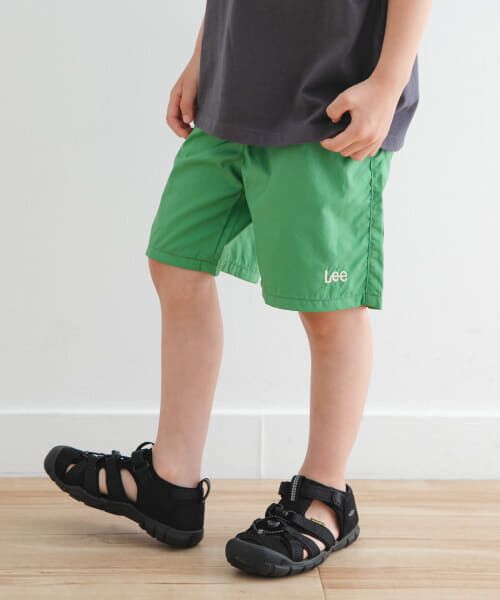＊＊URBAN RESEARCH DOORS / アーバンリサーチ ドアーズ パンツ | Lee　ATHLETIC SHORTS(KIDS)（GREEN）