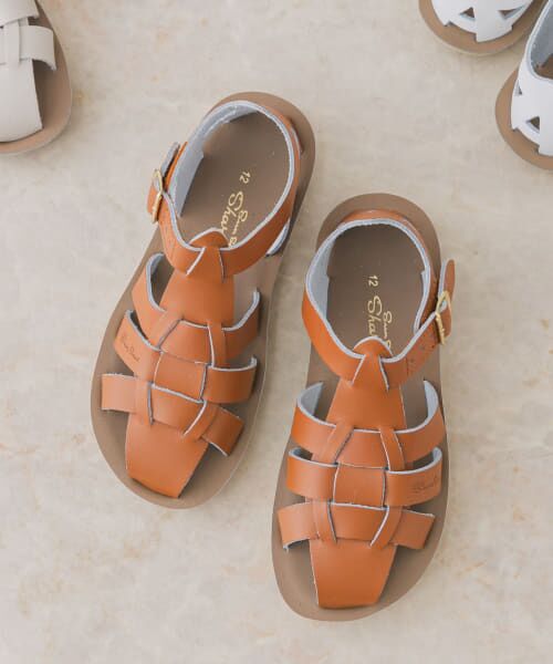＊＊URBAN RESEARCH DOORS / アーバンリサーチ ドアーズ シューズ | Salt Water Sandals　SS Shark(KIDS)（Tan）