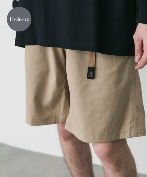＊＊URBAN RESEARCH DOORS / アーバンリサーチ ドアーズ ショート・ハーフ・半端丈パンツ | 『別注』GRAMICCI　Stretch Gabardine Short（BEIGE）