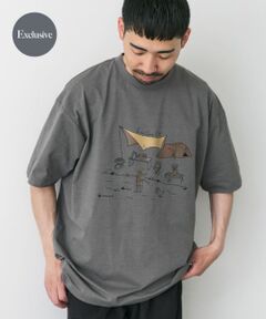 『別注』Snow Peak×DOORS　WaterActive Print Tee