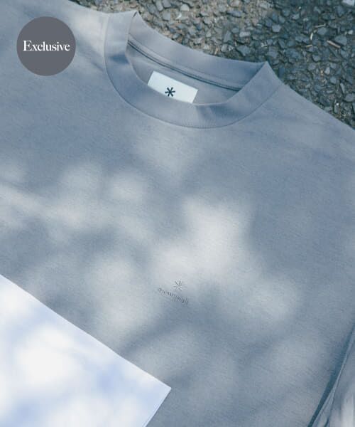 ＊＊URBAN RESEARCH DOORS / アーバンリサーチ ドアーズ Tシャツ | 『別注』Snow Peak×DOORS　WaterActive Drawstring Tee（GREY）