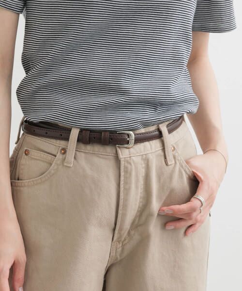 ＊＊URBAN RESEARCH DOORS / アーバンリサーチ ドアーズ ベルト・サスペンダー | 穴ありベルト（BROWN）