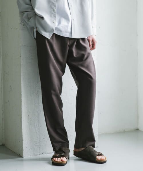 Urban retreat アーバンリトリエ 新品　水陸両用 セール】 『イージーケア/速乾』リネンライクイージートラウザー