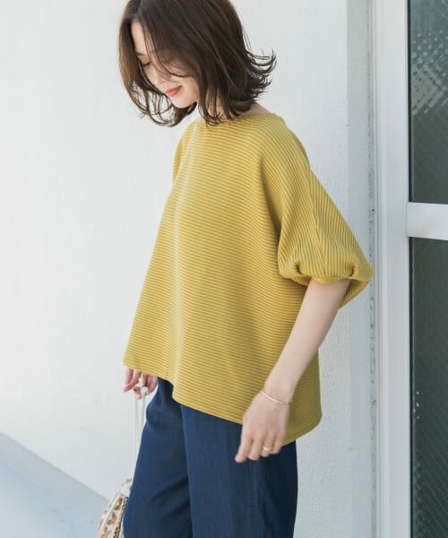 ＊＊URBAN RESEARCH DOORS / アーバンリサーチ ドアーズ Tシャツ | ヨコタックサカリバープルオーバー（YEL KHK）