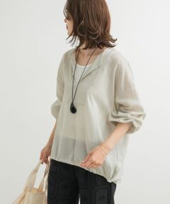 ＊＊URBAN RESEARCH DOORS / アーバンリサーチ ドアーズ チュニック | リネンブレンドドロストチュニック