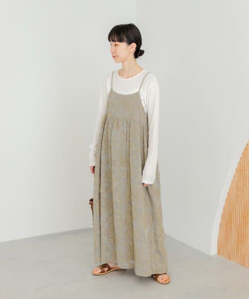 セール】 メッシュジャガードキャミワンピース （ワンピース