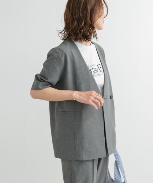 新品 タグ付き アーバンリサーチ ハーフスリーブジャケット URBAN RESEARCH（アーバンリサーチ）の「ハーフスリーブ