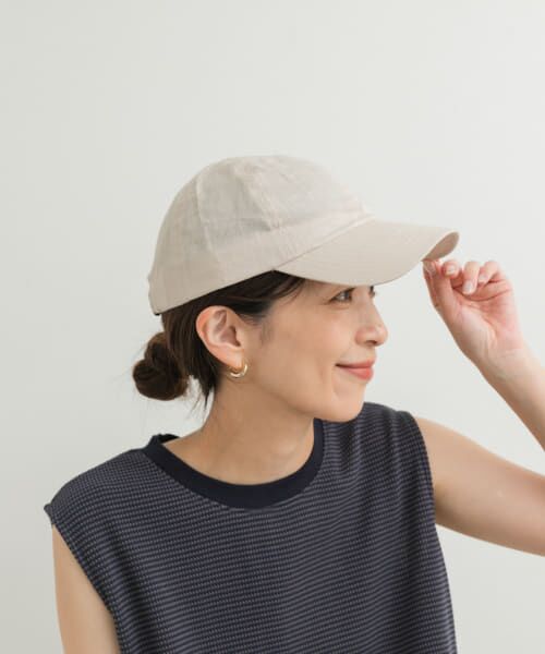 ＊＊URBAN RESEARCH DOORS / アーバンリサーチ ドアーズ キャップ | リネンキャップ（NATURAL）