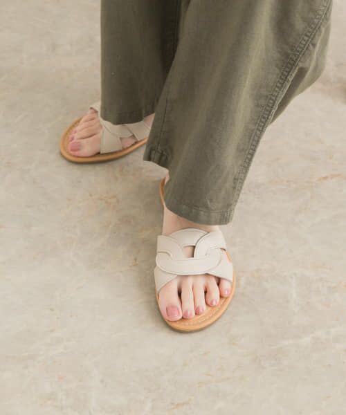 ＊＊URBAN RESEARCH DOORS / アーバンリサーチ ドアーズ サンダル | カッティングサンダル（IVORY）