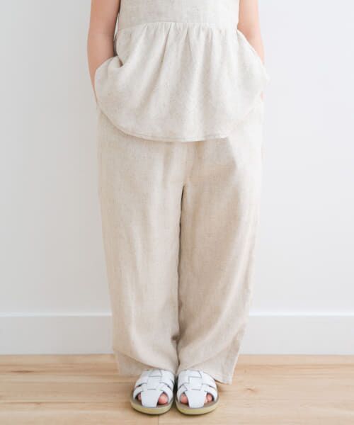 ALBUM DI FAMIGLIA リネンイージーパンツ セール】 『セットアップ対応/親子リンク』レーヨンリネン