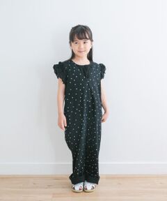 『親子リンク』リネンレーヨンドットオールインワン(KIDS)