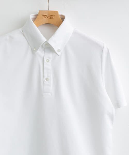 ＊＊URBAN RESEARCH DOORS / アーバンリサーチ ドアーズ シャツ・ブラウス | 『吸水速乾』LIFE STYLE TAILOR　ボタンダウン半袖プルオーバー（WHITE）